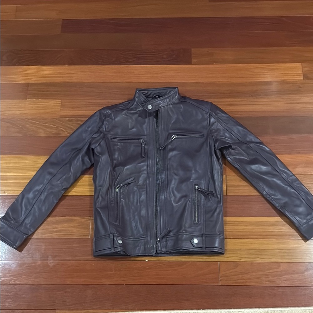 Brand new Women’s purple faux Leather Jacket